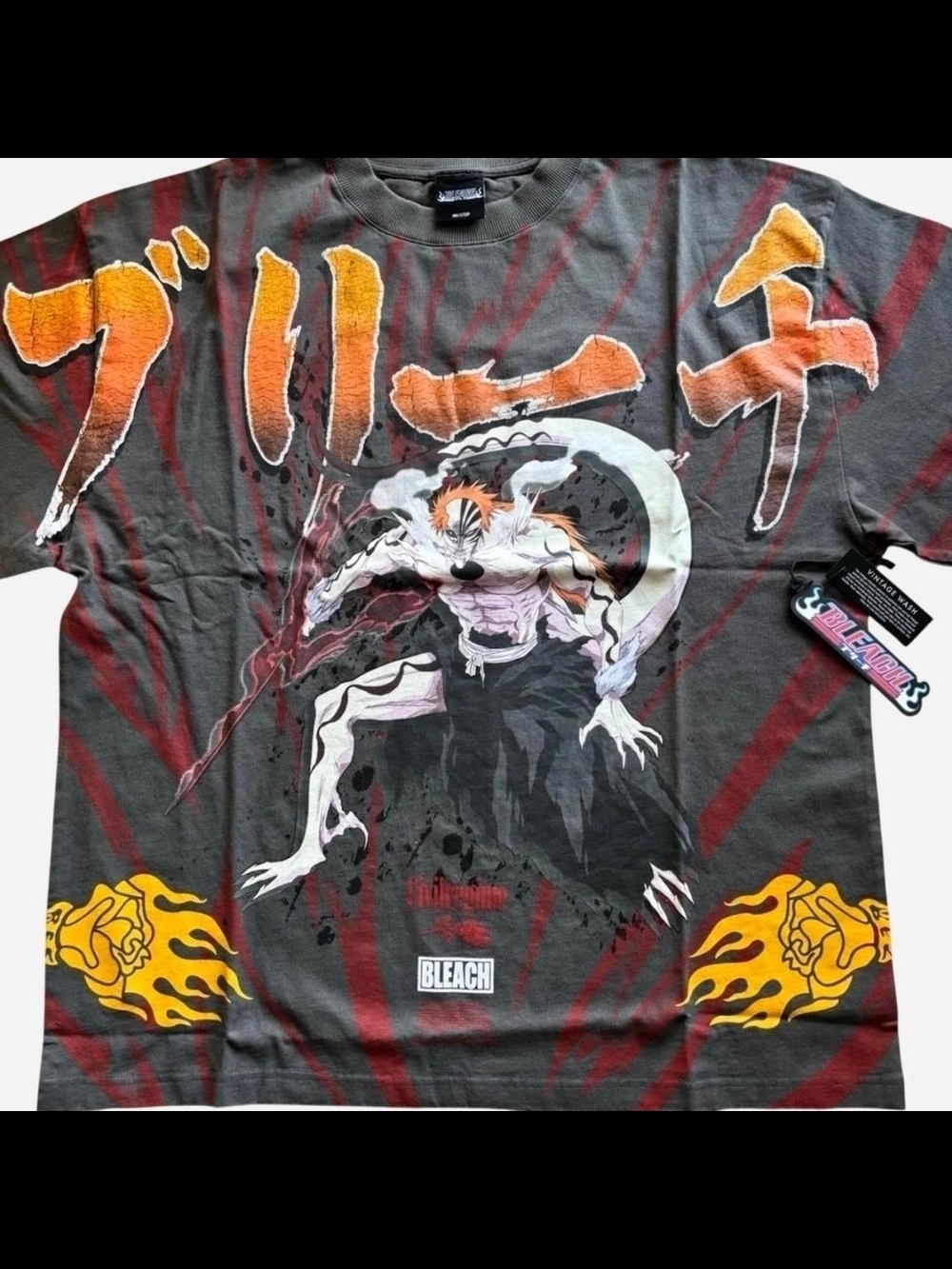 Civil Regime x Bleach “Hollow’s Chaos” Oversized Tee Gray Men’s Small